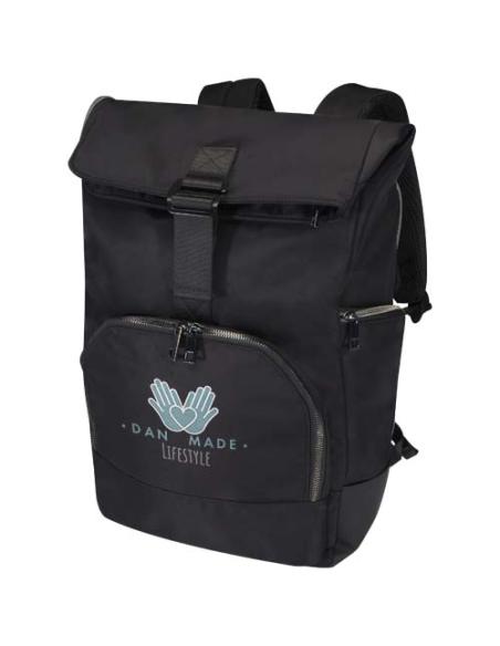 Mochila para portátil de 15" enrollable de material reciclado GRS de 18 l N09880031