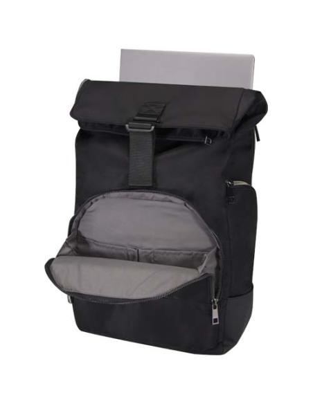 Mochila para portátil de 15" enrollable de material reciclado GRS de 18 l N09880031