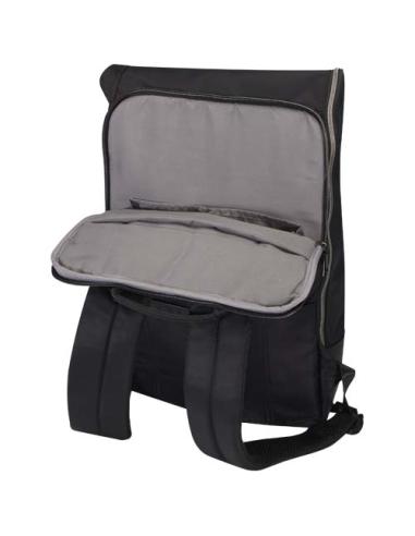 Mochila para portátil de 15" enrollable de material reciclado GRS de 18 l N09880031