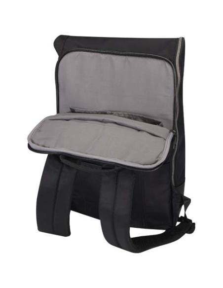 Mochila para portátil de 15" enrollable de material reciclado GRS de 18 l N09880031