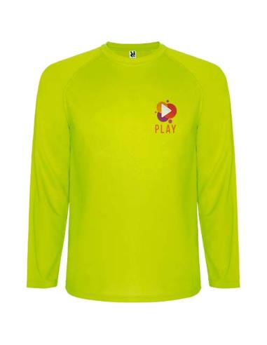 Camiseta deportiva hombre Montecarlo de manga larga N1C15140R