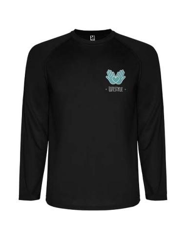 Camiseta deportiva hombre Montecarlo de manga larga N1O35140R