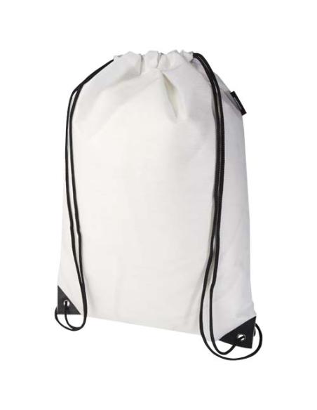 Bolsa de tela sin tejer de material reciclado GRS con cordón de 5 l N10080031