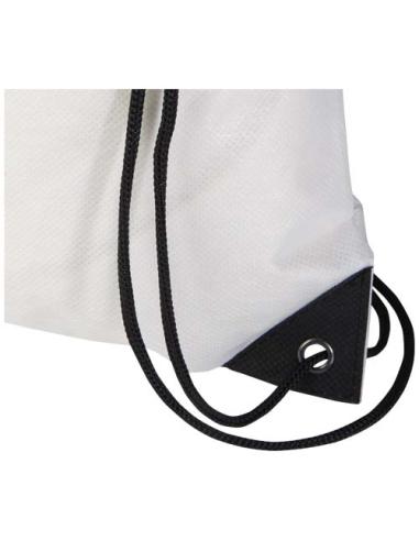 Bolsa de tela sin tejer de material reciclado GRS con cordón de 5 l N10080031