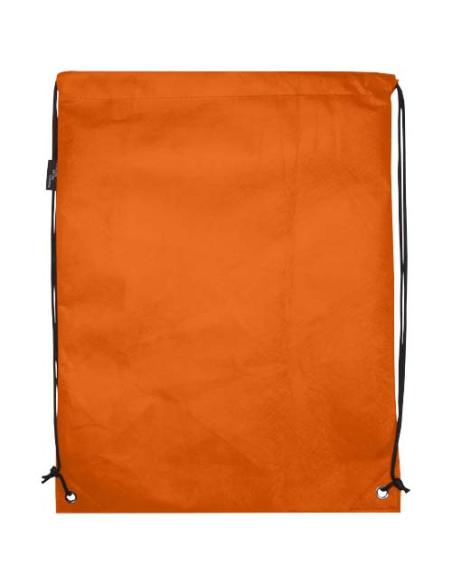 Bolsa de tela sin tejer de material reciclado GRS con cordón de 5 l N13080031