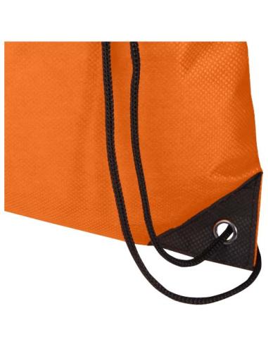 Bolsa de tela sin tejer de material reciclado GRS con cordón de 5 l N13080031