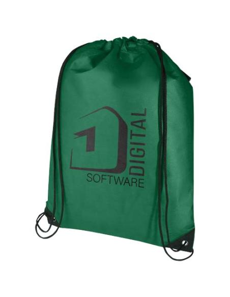 Bolsa de tela sin tejer de material reciclado GRS con cordón de 5 l N16080031