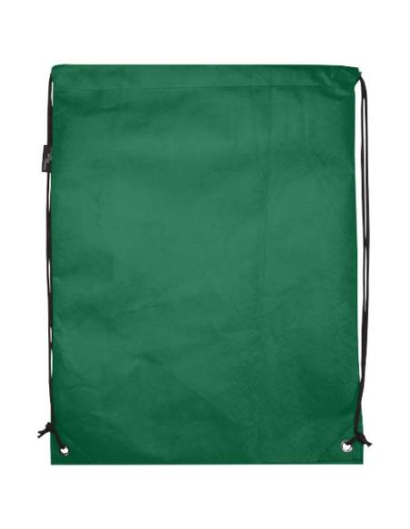 Bolsa de tela sin tejer de material reciclado GRS con cordón de 5 l N16080031