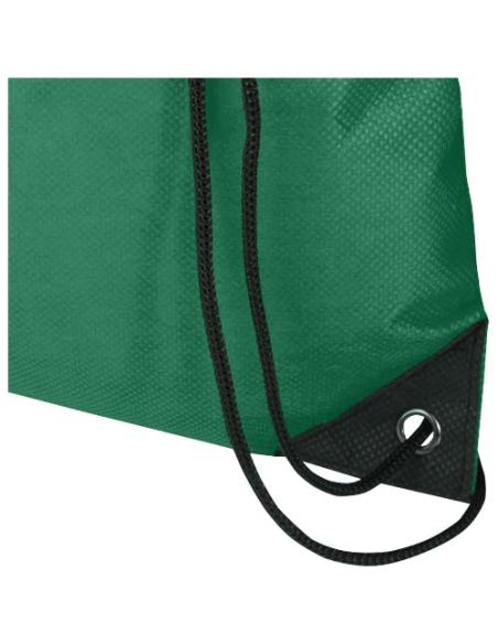 Bolsa de tela sin tejer de material reciclado GRS con cordón de 5 l N16080031