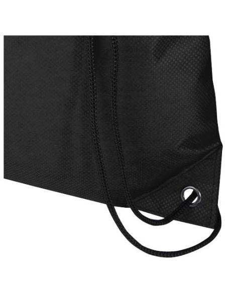 Bolsa de tela sin tejer de material reciclado GRS con cordón de 5 l N09080031