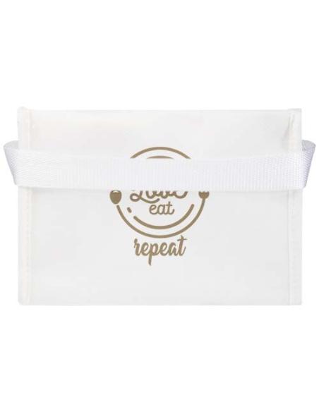 Bolsa isotérmica para 6 latas no tejida de material reciclado GRS de 4 l N10280031