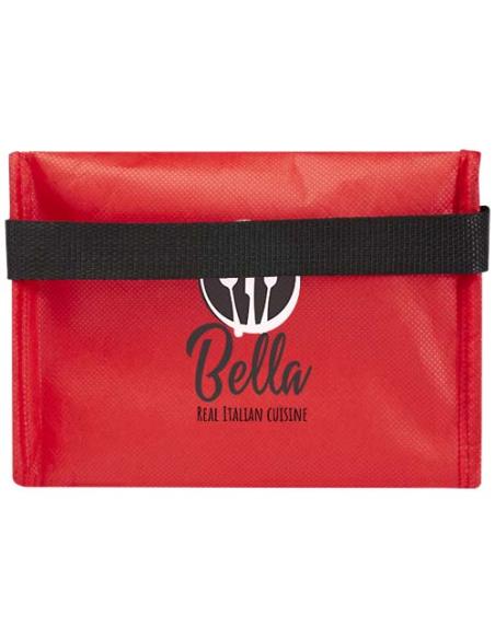 Bolsa isotérmica para 6 latas no tejida de material reciclado GRS de 4 l N12280031