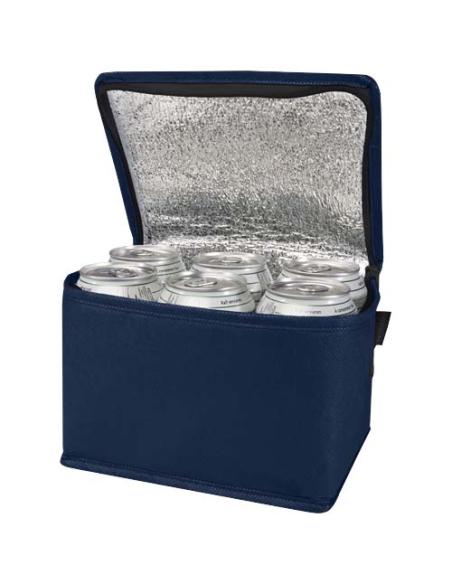 Bolsa isotérmica para 6 latas no tejida de material reciclado GRS de 4 l N55280031