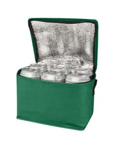 Bolsa isotérmica para 6 latas no tejida de material reciclado GRS de 4 l N10280031