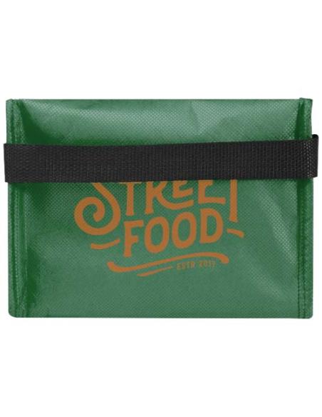 Bolsa isotérmica para 6 latas no tejida de material reciclado GRS de 4 l N16280031