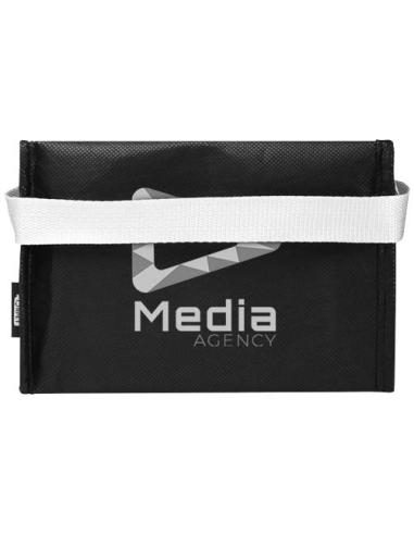 Bolsa isotérmica para 6 latas no tejida de material reciclado GRS de 4 l N09280031