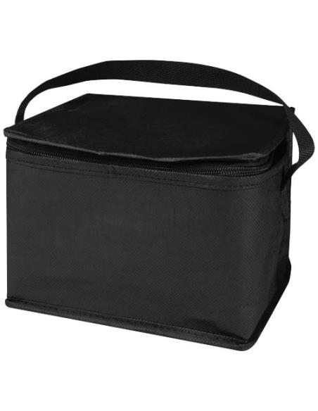 Bolsa isotérmica para 6 latas no tejida de material reciclado GRS de 4 l N09280031