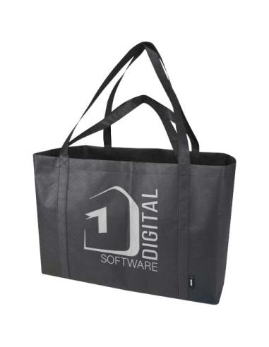 Bolsa Tote no tejida de material reciclado GRS extragrande de 65 l N09380031
