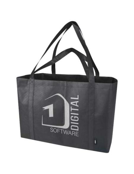 Bolsa Tote no tejida de material reciclado GRS extragrande de 65 l N09380031