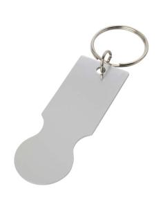 Llavero con moneda para carrito de la compra N18495401