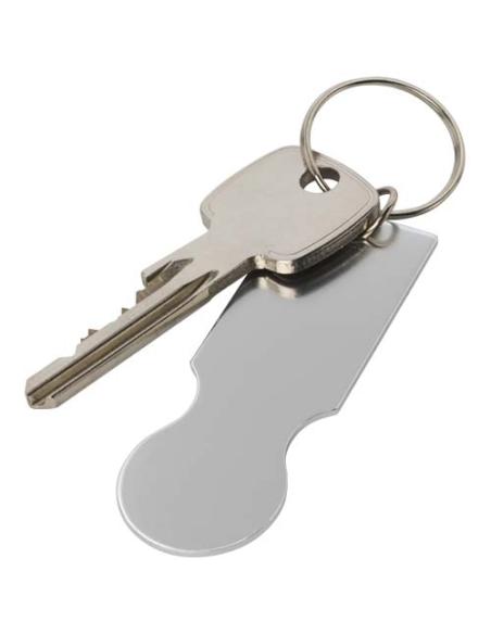 Llavero con moneda para carrito de la compra N18495401