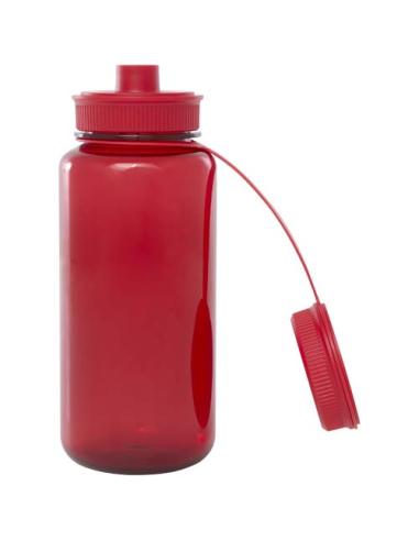 Botella deportiva de RPET con certificado RCS, de 900 ml y con tapa multifunción N12738001