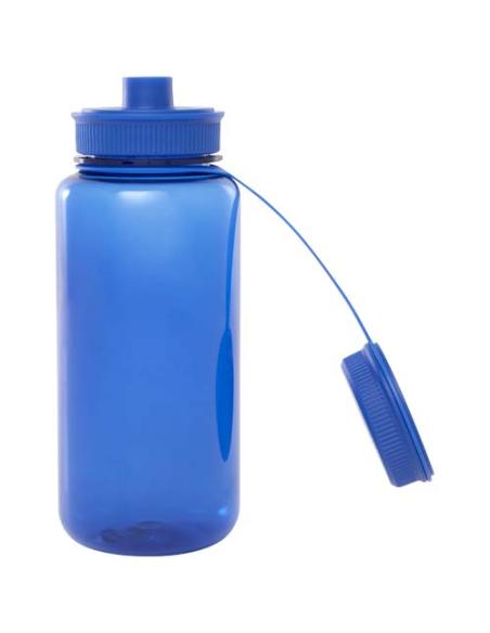 Botella deportiva de RPET con certificado RCS, de 900 ml y con tapa multifunción N35738001