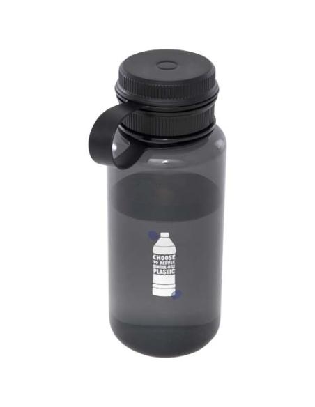 Botella deportiva de RPET con certificado RCS, de 900 ml y con tapa multifunción N09738001