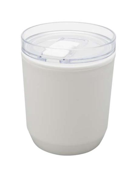 Vaso de doble pared de plástico reciclado de 180 ml N10258001