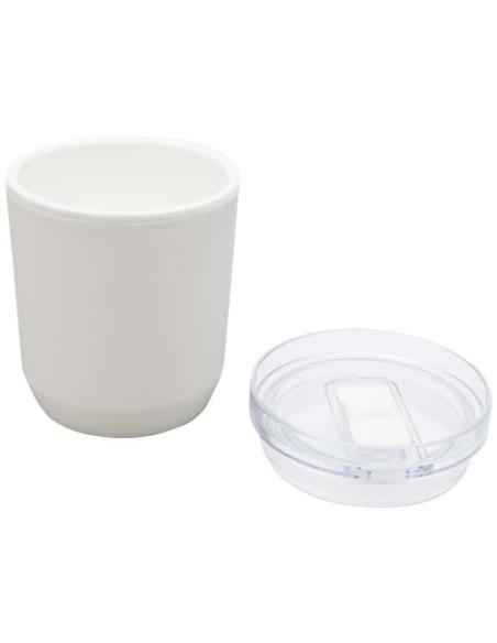 Vaso de doble pared de plástico reciclado de 180 ml N10258001