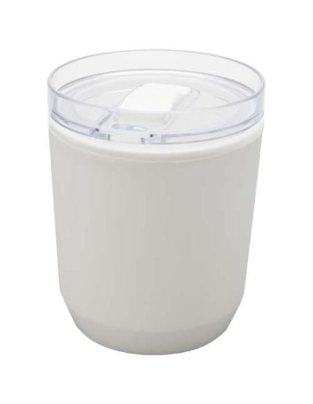 Vaso de doble pared de plástico reciclado de 180 ml N10258001