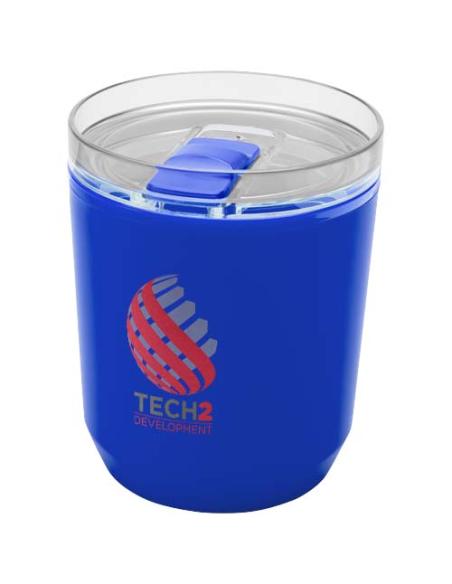 Vaso de doble pared de plástico reciclado de 180 ml N25258001