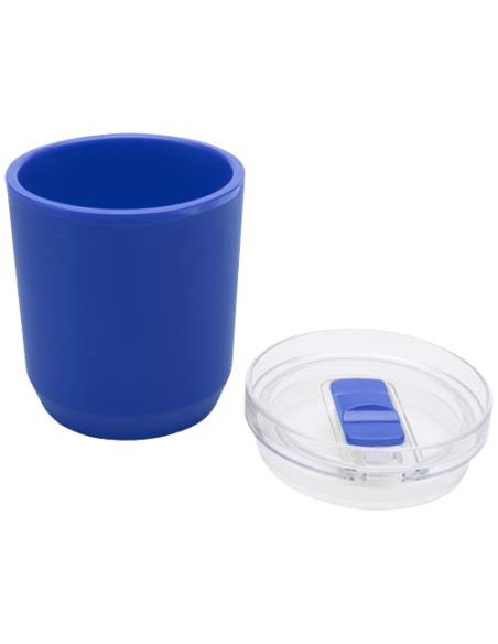 Vaso de doble pared de plástico reciclado de 180 ml N25258001