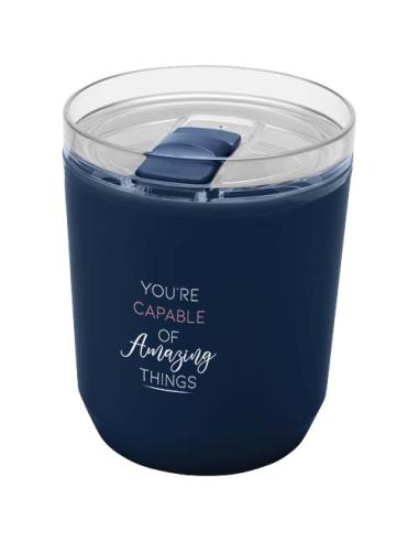 Vaso de doble pared de plástico reciclado de 180 ml N55258001