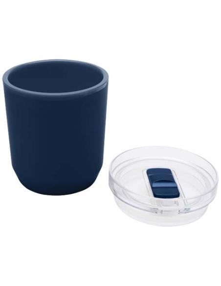 Vaso de doble pared de plástico reciclado de 180 ml N55258001