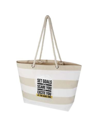 Bolsa Tote de playa de material reciclado GRS de 270 g/m² N10447021