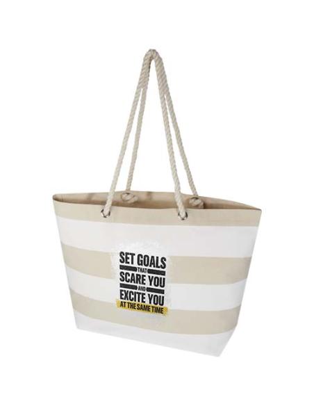 Bolsa Tote de playa de material reciclado GRS de 270 g/m² N10447021