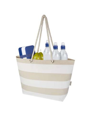 Bolsa Tote de playa de material reciclado GRS de 270 g/m² N10447021