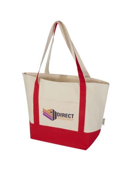 Bolsa Tote de algodón reciclado GRS de 320 g/m² N12947021