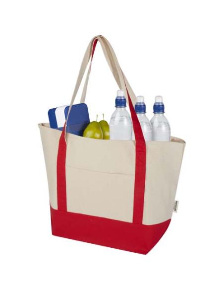 Bolsa Tote de algodón reciclado GRS de 320 g/m² N12947021