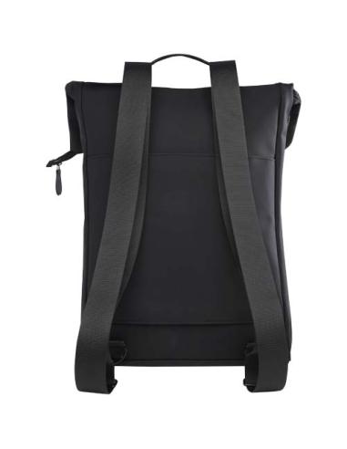 Mochila para portátil de 15,6", de 12 litros, reciclada GRS y con parte superior enrollable N09057021