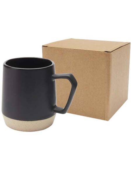 Taza de cerámica de 300 ml con acabado mate N09558001