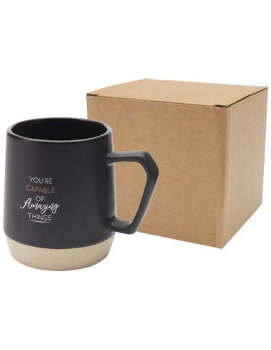 Taza de cerámica de 300 ml con acabado mate N09558001