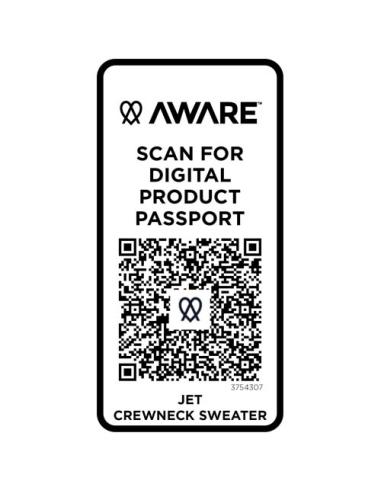 Jersey reciclado de cuello redondo unisex "Aware™" N07034573