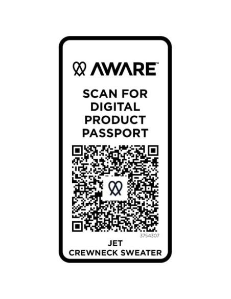 Jersey reciclado de cuello redondo unisex "Aware™" N07034573