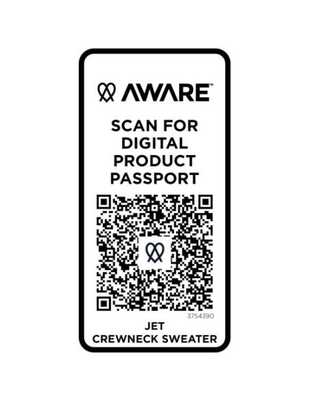 Jersey reciclado de cuello redondo unisex "Aware™" N00934573