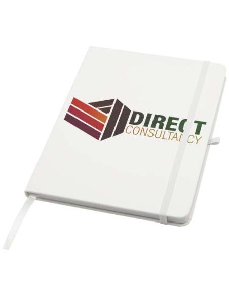 Libreta de tapa dura A5 de material reciclado con páginas rayadas N10310601