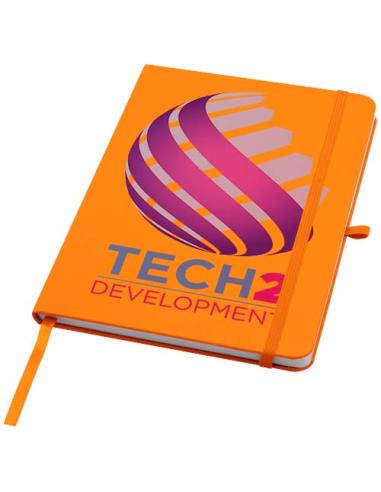 Libreta de tapa dura A5 de material reciclado con páginas rayadas N13310601