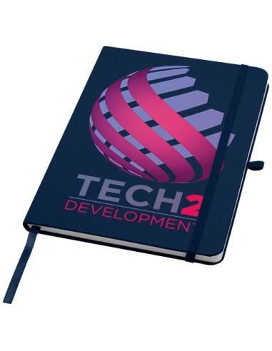 Libreta de tapa dura A5 de material reciclado con páginas rayadas N55310601