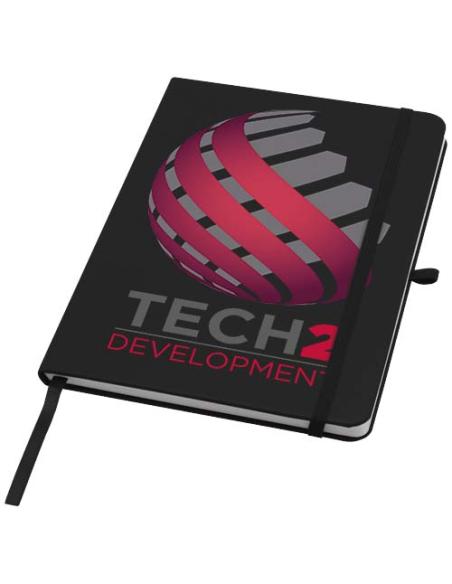 Libreta de tapa dura A5 de material reciclado con páginas rayadas N09310601